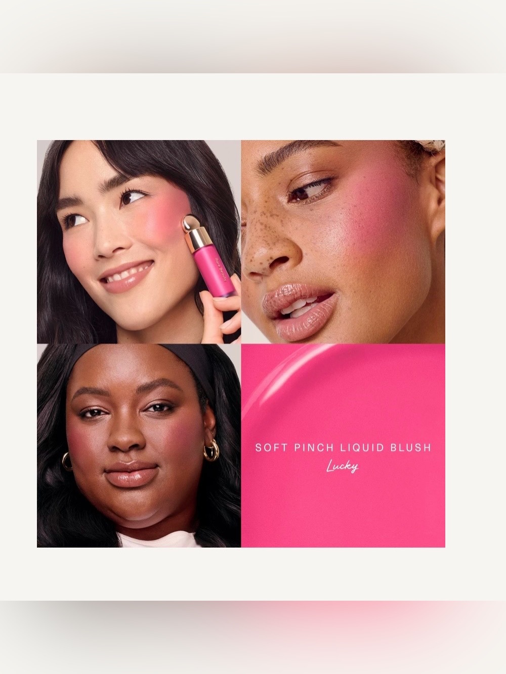 Rare Beauty Soft Pinch Dewy Liquid Blush in LUCKY,full Sz0.25oz, BNIB, AUTHENTIC - Picture 9 of 9